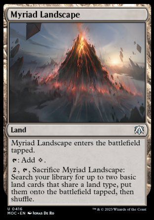 Myriad Landscape (March of the Machine Commander Decks) Trading Card