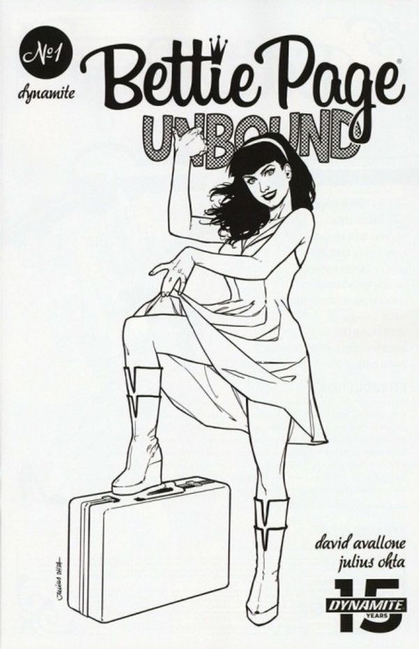 Bettie Page: Unbound #1 (40 Copy Ohta B&w Cover)