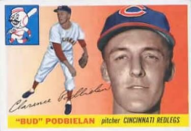 Bud Podbielan 1955 Topps #153 Sports Card