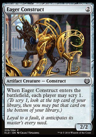 Eager Construct (Kaladesh) Trading Card