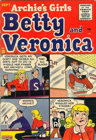 Archie's Girls Betty and Veronica #20 Comic