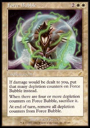 Force Bubble (Scourge) Trading Card