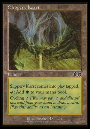 Slippery Karst (Urza's Saga)