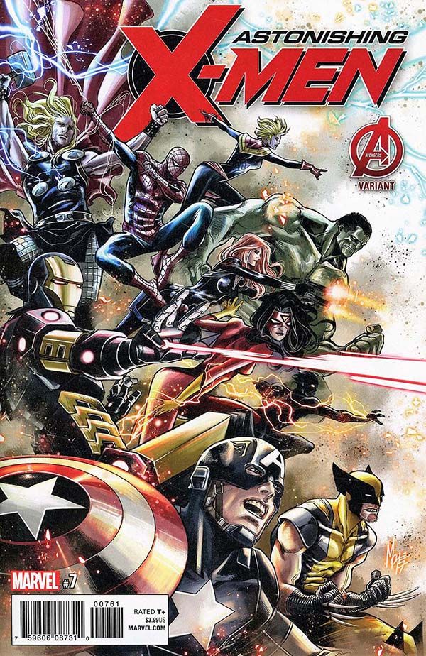 Astonishing X-men #7 (Checchetto Avengers Variant Leg)