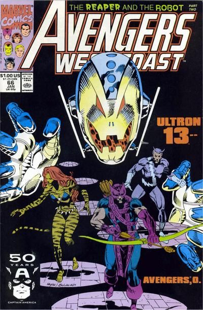 Avengers West Coast #66 Comic