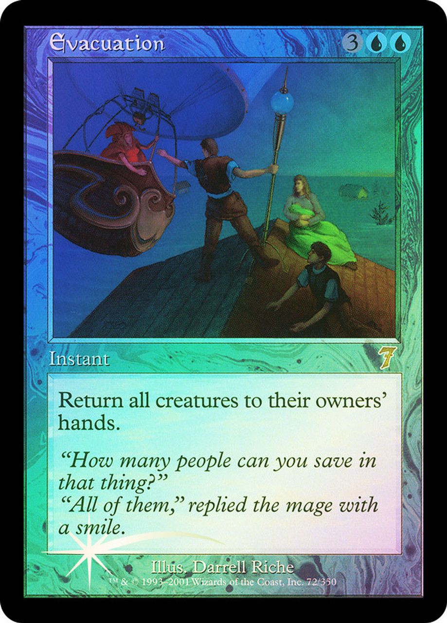 Evacuation (7th Edition - Foil) Trading Card