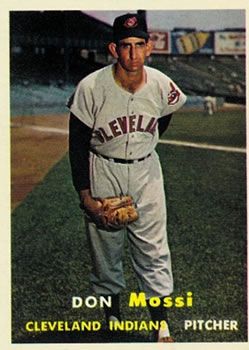 Don Mossi 1957 Topps #8 Sports Card