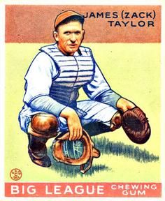 James "Zack" Taylor 1933 Goudey (R319) #152 Sports Card