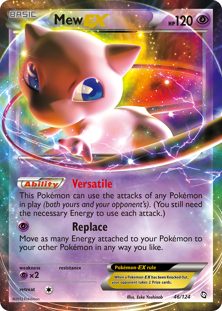 Mew EX (46/124) - Dragons Exalted Pokémon Card