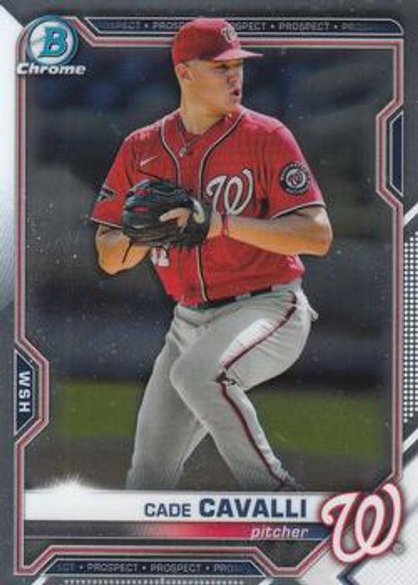 Cade Cavalli 2021 Bowman Chrome - Prospects Baseball #BCP-250