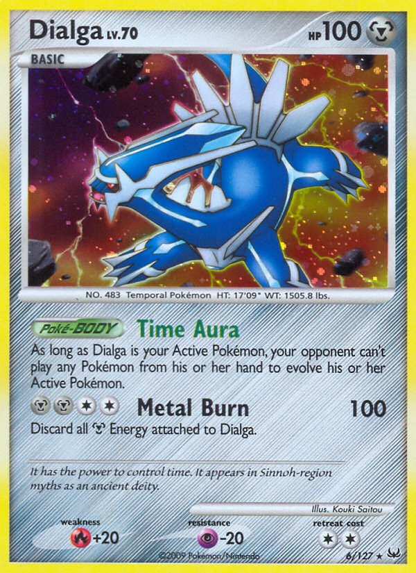 Dialga (6/127) - Platinum Pokémon Card