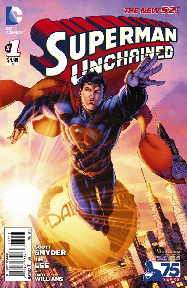 Superman Unchained #1 (75th Anniv Var Ed New 52 Cover)