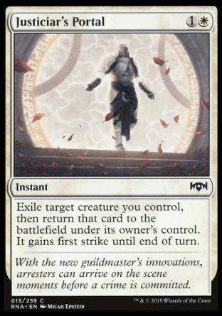 Justiciar's Portal (Ravnica Allegiance) Trading Card