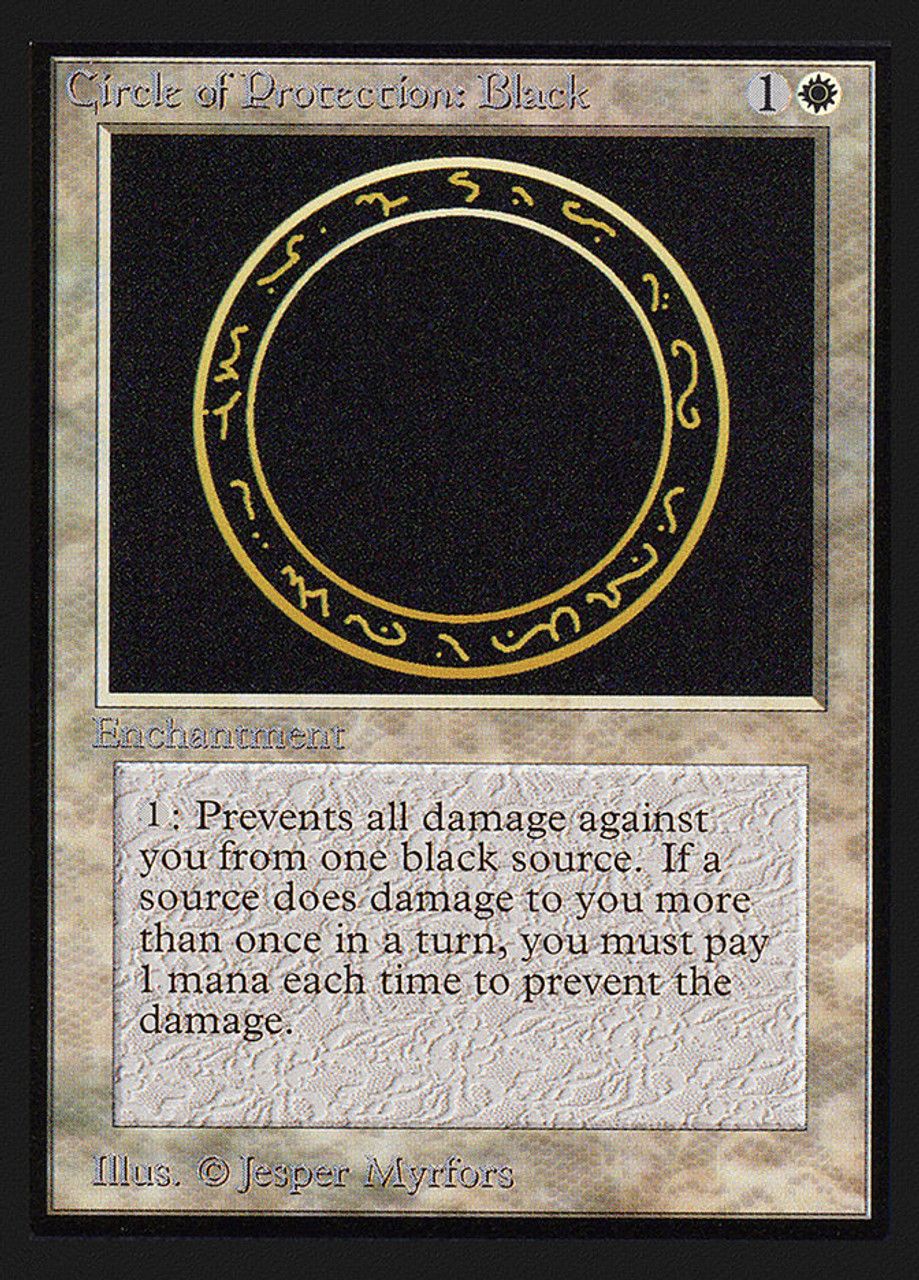 Circle of Protection: Black (Collector's Edition) Trading Card