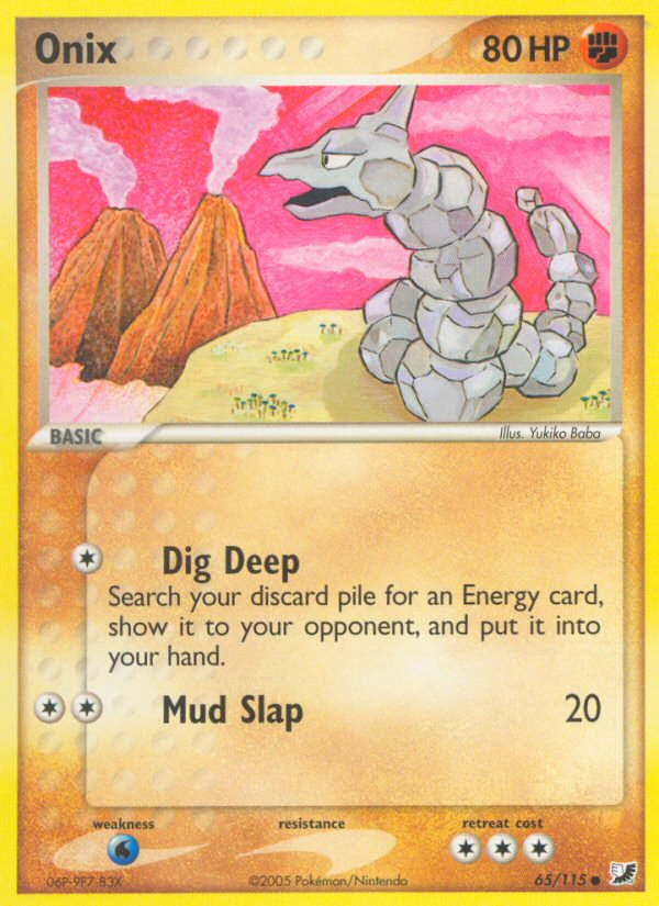 Onix (65/115) - Unseen Forces Pokémon Card