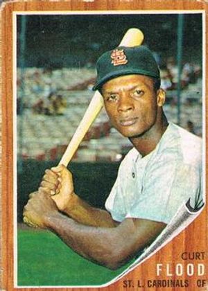 Curt Flood 1962 Topps #590
