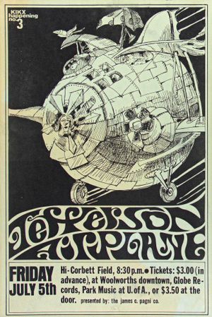 Jefferson Airplane Hi-Corbett Field Tucson 1968