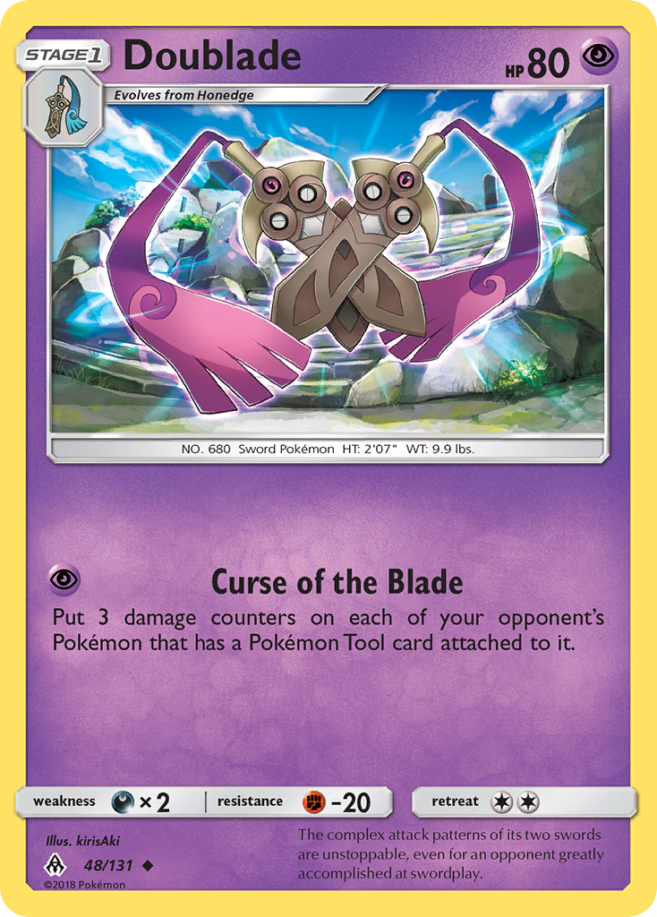 Doublade (48/131) - Forbidden Light Pokémon Card