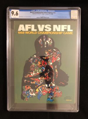 World Championship / Super Bowl II Game Program #2