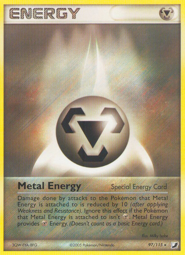 Metal Energy (97/115) - Unseen Forces Pokémon Card