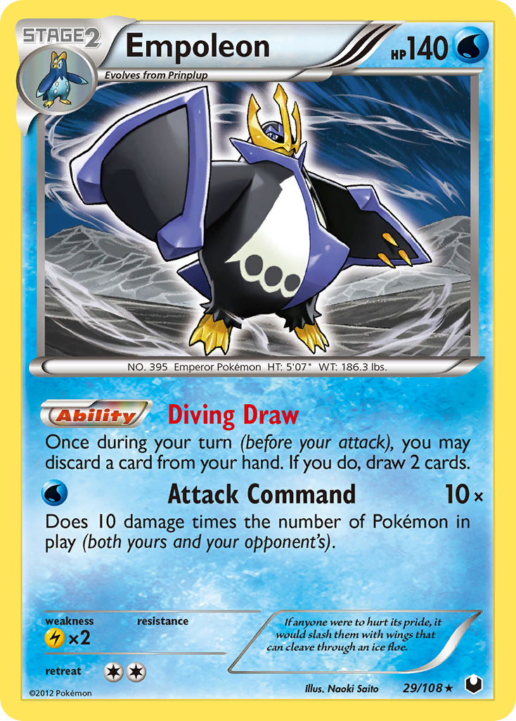 Empoleon (29/108) - Dark Explorers Pokémon Card