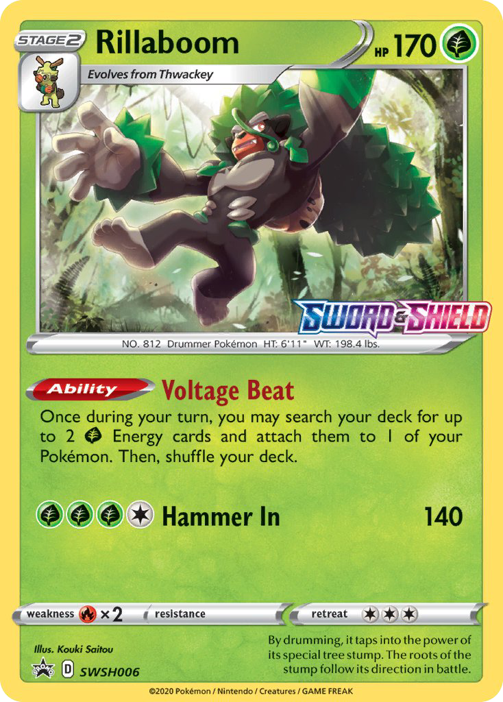 Rillaboom (SWSH006) - SWSH Black Star Promos Pokémon Card