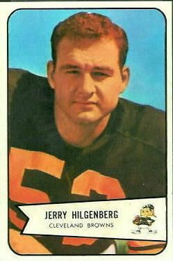 Jerry Hilgenberg 1954 Bowman #95 Sports Card