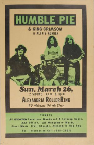 Humble Pie Alexandria Roller Rink 1972