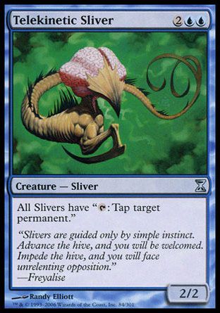 Telekinetic Sliver (Time Spiral) Trading Card