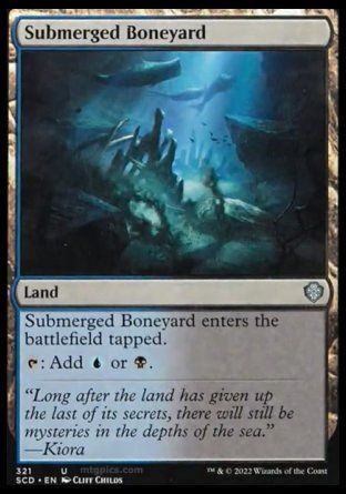 Submerged Boneyard (Starter Commander Decks) Trading Card