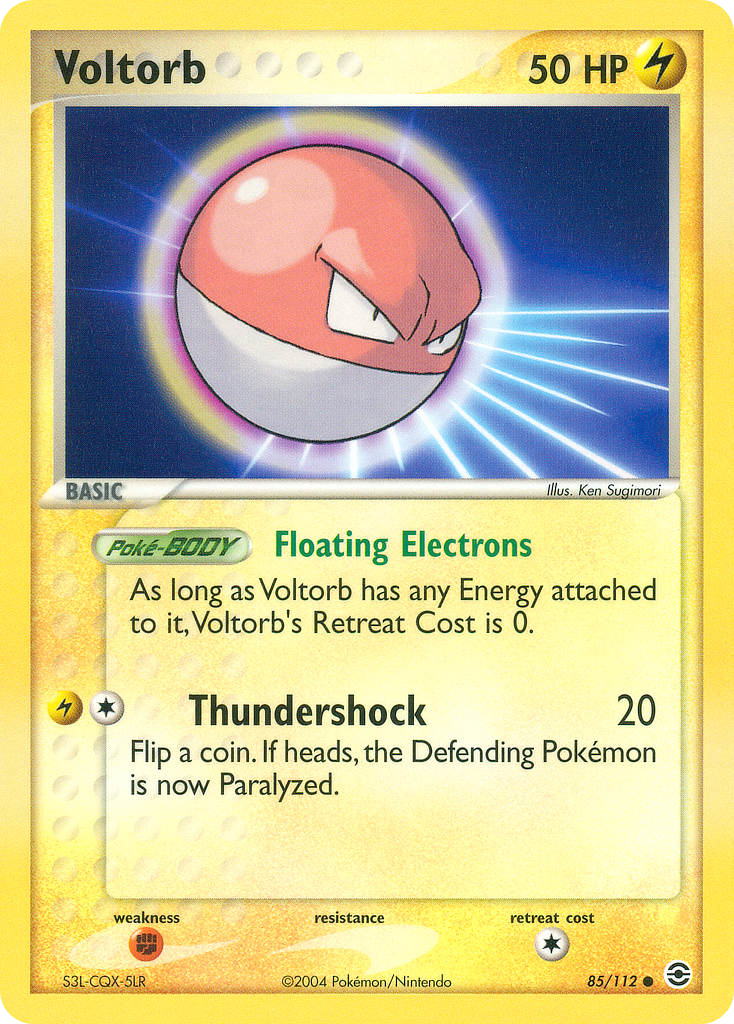 Voltorb (85/112) - FireRed & LeafGreen Pokémon Card