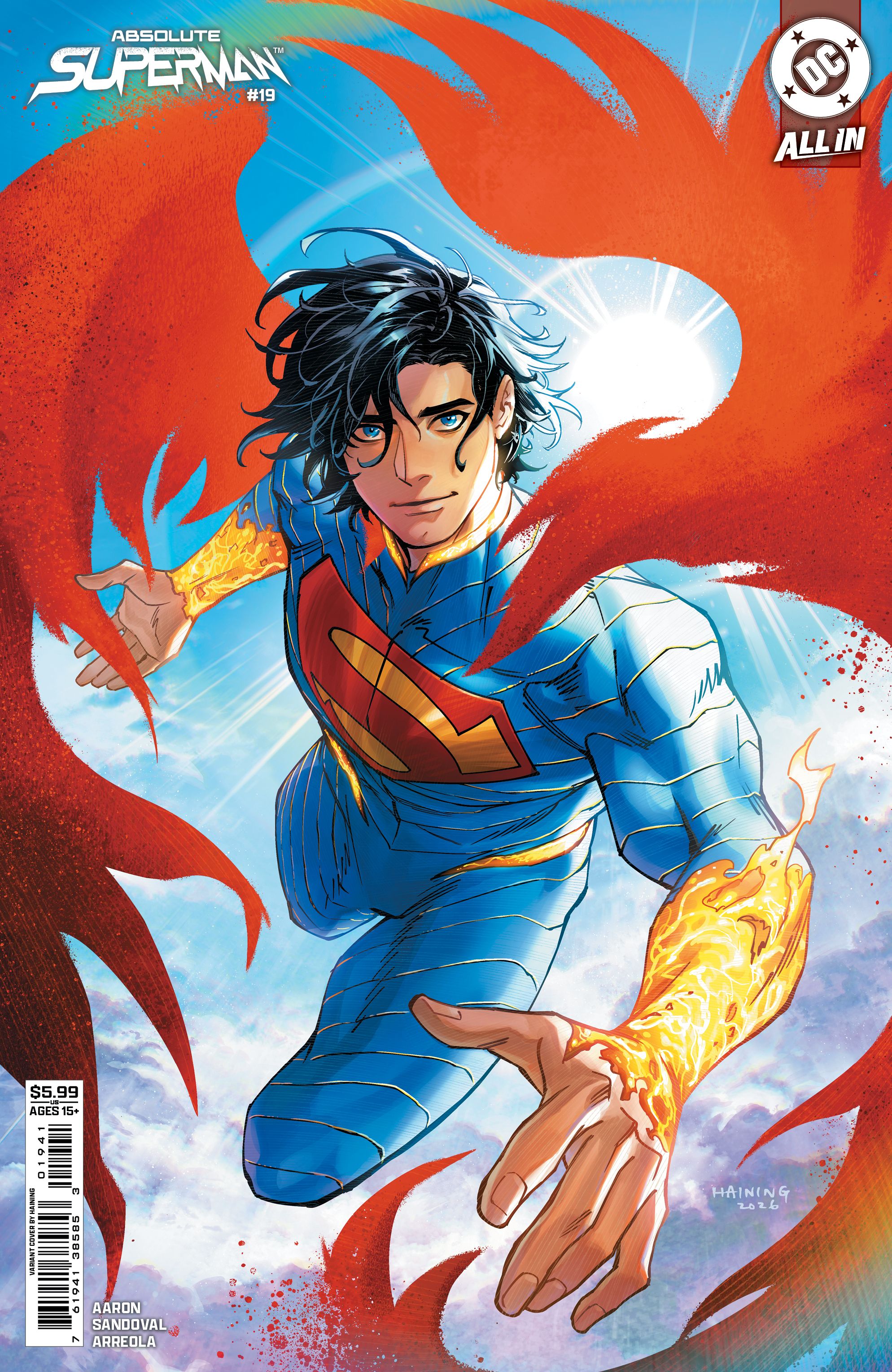 Absolute Superman #19 (Cvr D Haining Card Stock Variant) Comic