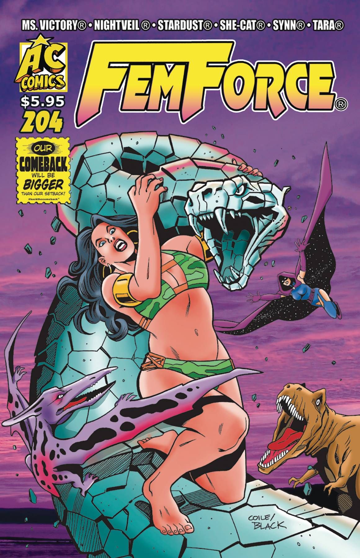 Femforce #204 Comic