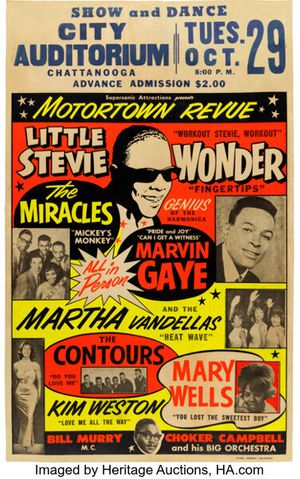 Stevie Wonder & Marvin Gaye Toledo Sports Arena 1963