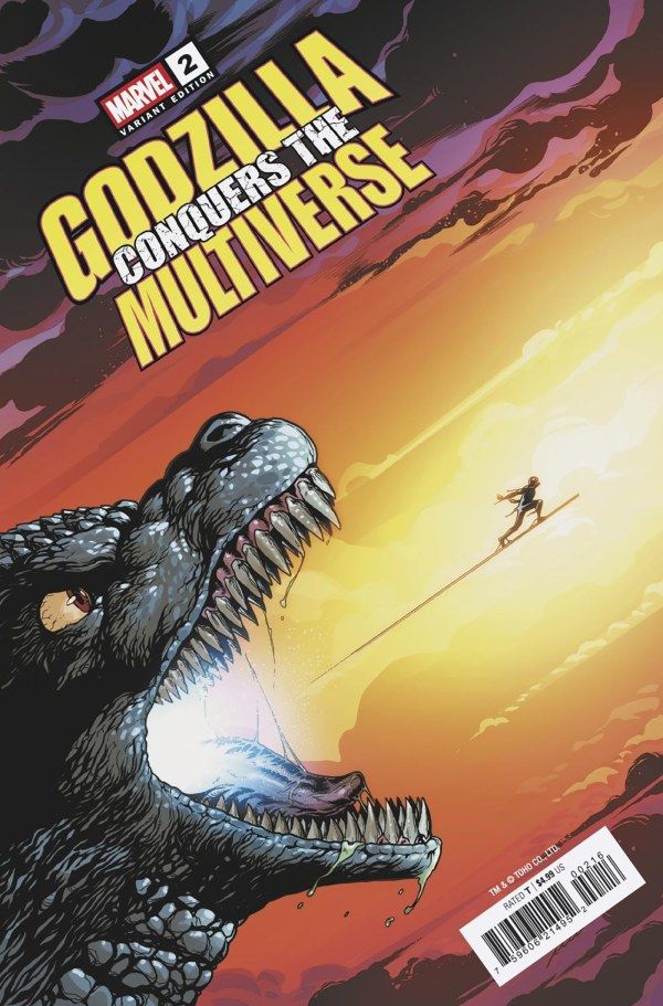 Godzilla Conquers the Multiverse #2 (1:25 Pere Pérez Variant) Comic