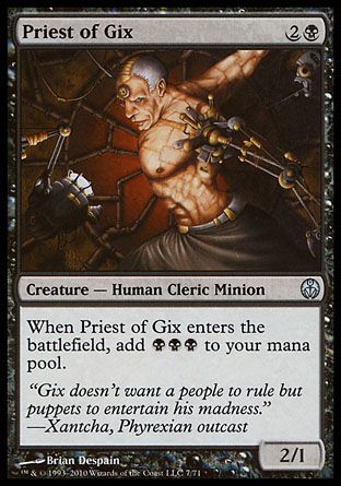 Priest of Gix (Phyrexia vs. The Coalition) Trading Card