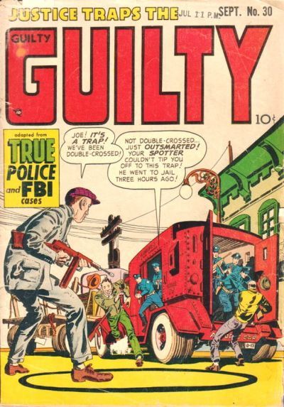 Justice Traps the Guilty #30 Comic