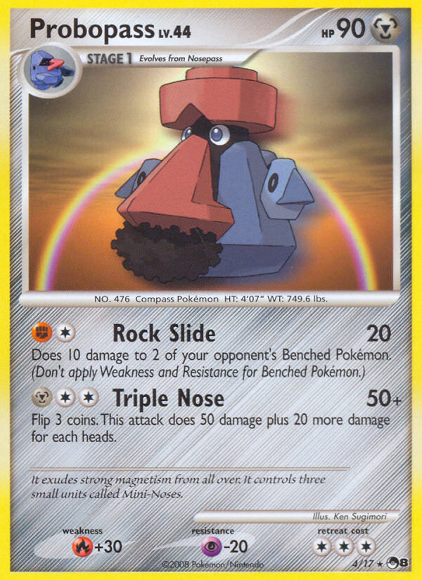 Probopass (4/17) - POP Series 8 Pokémon Card