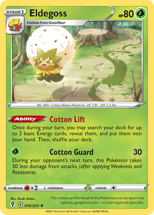 Eldegoss (16/203) - Evolving Skies