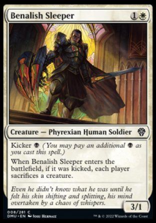 Benalish Sleeper (Dominaria United) Trading Card