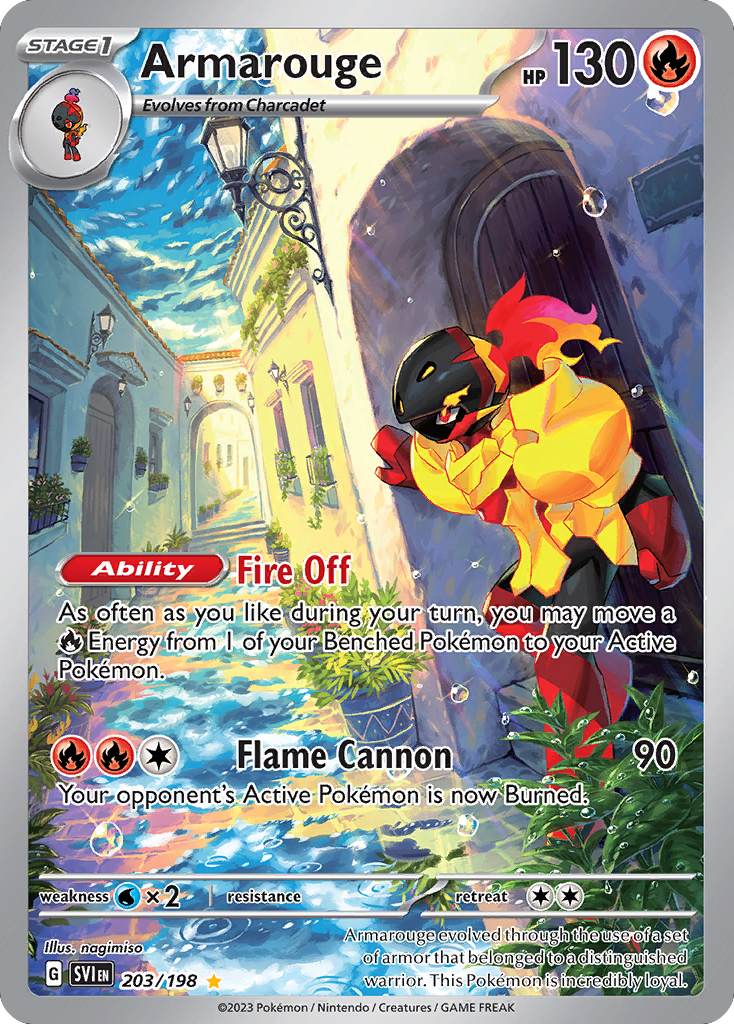 Armarouge (203/198) - Scarlet & Violet Pokémon Card