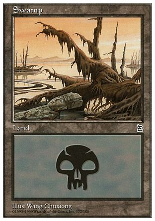 Swamp (Portal Three Kingdoms) Trading Card