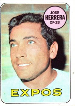Jose Herrera 1969 Topps #378 Sports Card