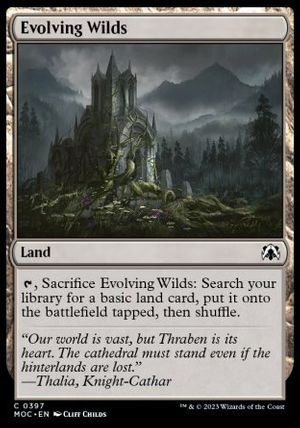 Evolving Wilds (March of the Machine Commander Decks)