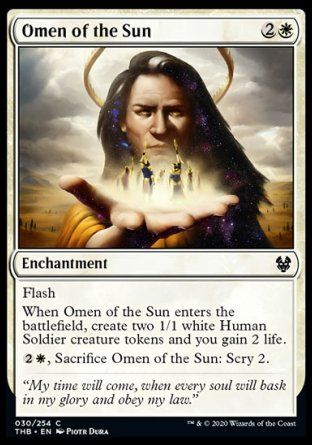 Omen of the Sun (Theros Beyond Death) Trading Card