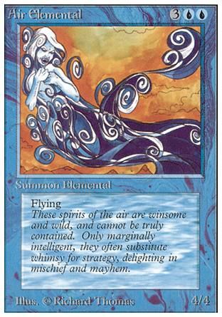 Air Elemental (Unlimited) Trading Card