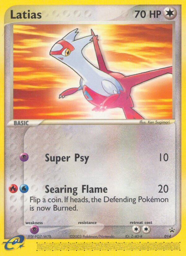 Latias (14/40) - Nintendo Black Star Promos Pokémon Card