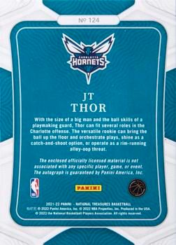 JT Thor 2021-22 Panini National Treasures Basketball #124 Sports Card