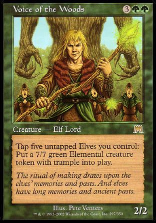 Voice of the Woods (Onslaught) Trading Card