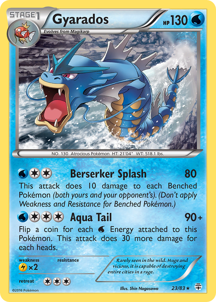 Gyarados (23/83) - Generations Pokémon Card